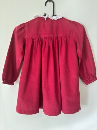 Vestido vermelho Lanidor 4 anos Novo