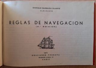 Reglas de navegación Enrique Barbudo