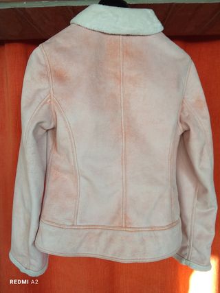 CHAQUETA DE ANTE EUGEN KLEIN COLOR NARANJA TALLA S