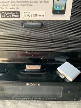 Radio despertador para iPhone