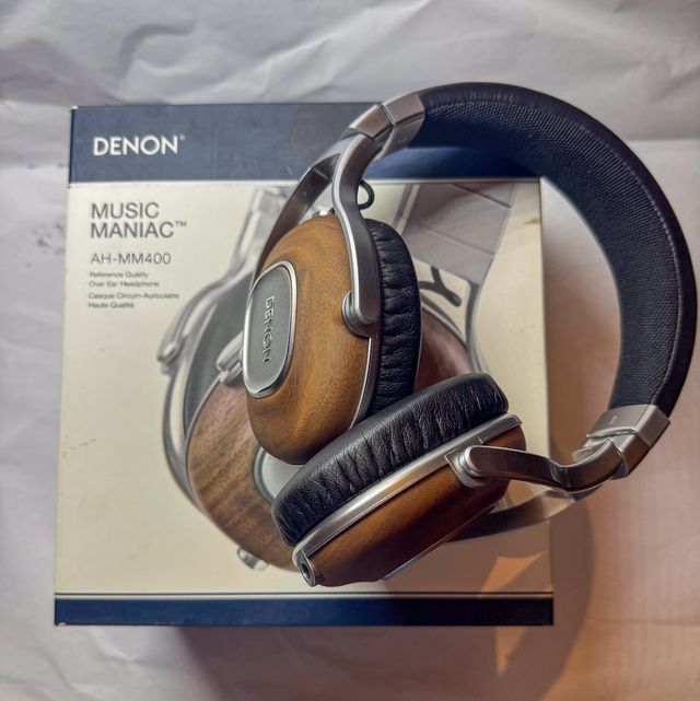 Auriculares Denon AH-MM400 madera nogal gama alta