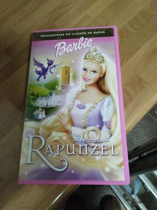 Barbie cascanueces y Rapunzel VHS