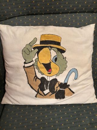 Almofada pintada a mão