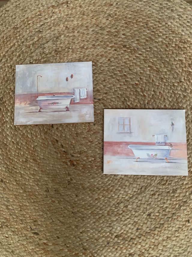 Cuadros para baño