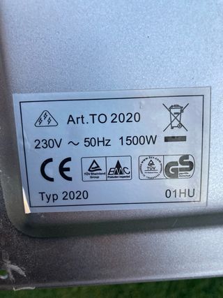 Horno eléctrico Severin