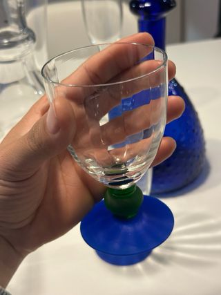 LOTE CRISTAL COPAS VAJILLA