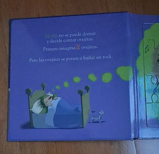 Libro puzzle Menta tiene sueño (Spanish Edition)