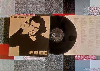 VINILO LP RICK ASTLEY FREE 1991