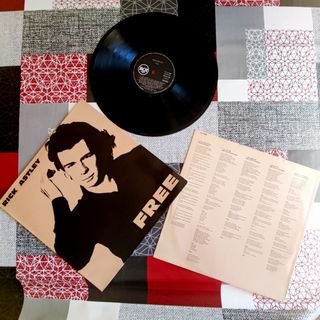 VINILO LP RICK ASTLEY FREE 1991