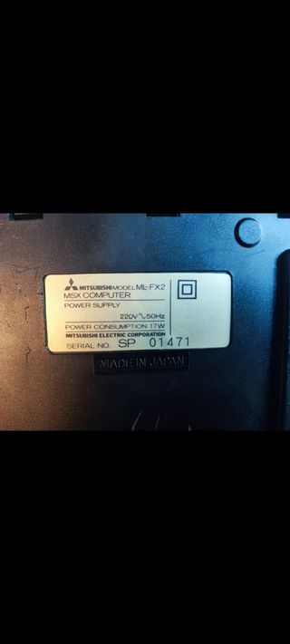 Ordenador MSX ML-FX2 Mitsubishi