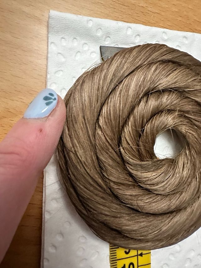 Rodetes y mallas pelo fallera niña