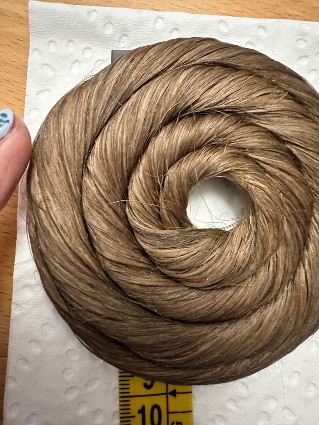 Rodetes y mallas pelo fallera niña