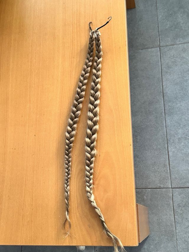 Rodetes y mallas pelo fallera niña