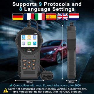 Escaner diagnostico OBD2 profesional V320, EOBD