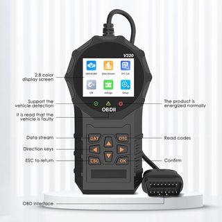 Escaner diagnostico OBD2 profesional V320, EOBD