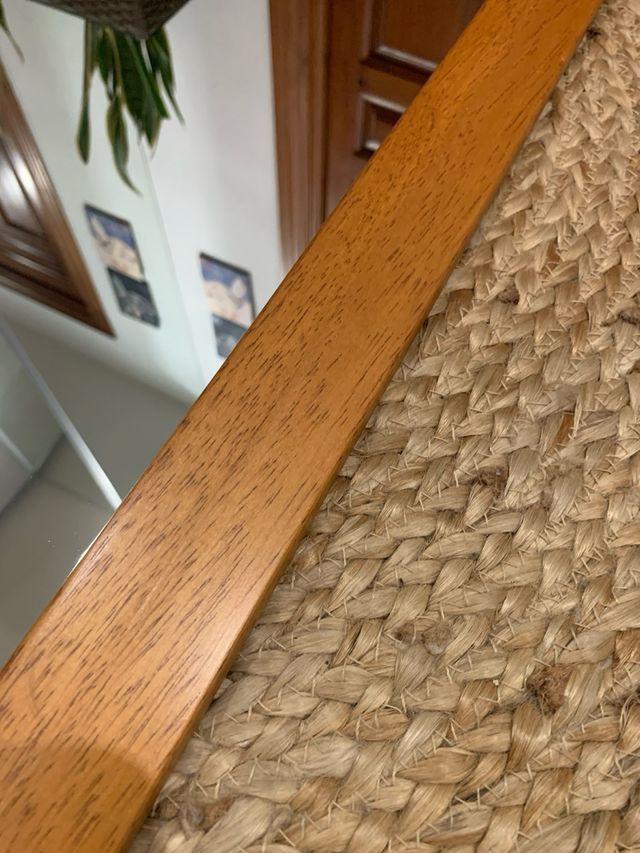 Espejo rústico con detalle de girasoles