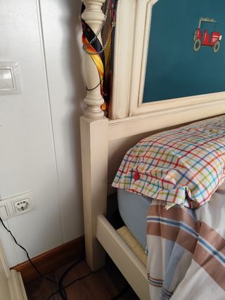 Cama habitación infantil juvenil madera