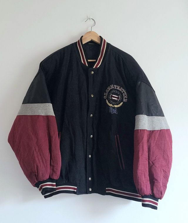 Chaqueta Bomber GLOBE TROTTER USA 90s Retro 