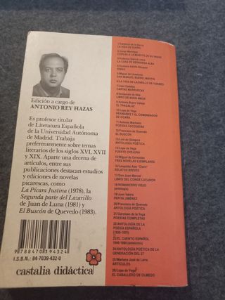 La vida de Lazarillo de Tormes y de sus fortunas y adversidades (Castalia Didactica) (CASTALIA DIDACTICA<C.D>) (Spanish Edition)