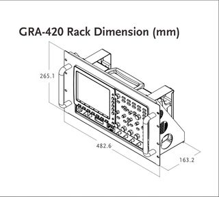 Soporte osciloscopio para rack nuevo