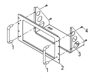 Soporte osciloscopio para rack nuevo