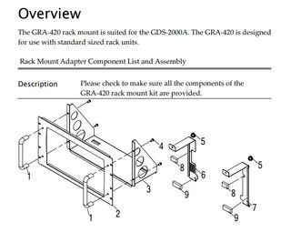 Soporte osciloscopio para rack nuevo