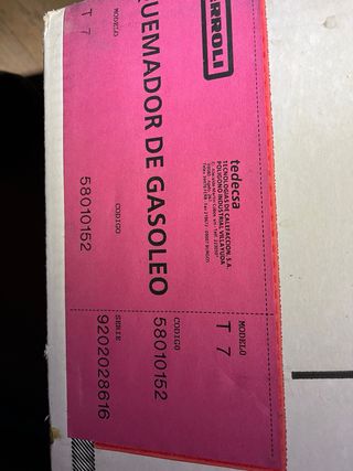 Quemador Ferroli t 7..