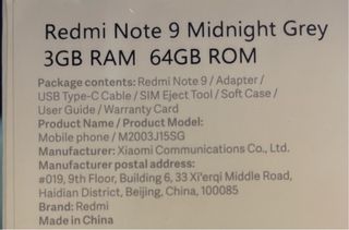 Redmi Note 9