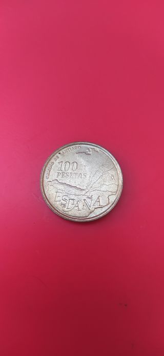Monedas 100 pesetas,años 1983,1985,1989,1993,2001.