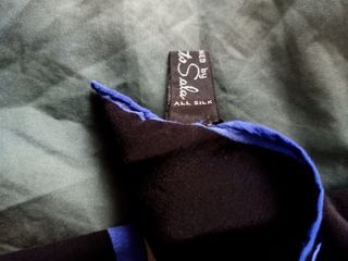 Foulard vintage Crepe di Chiné Seta