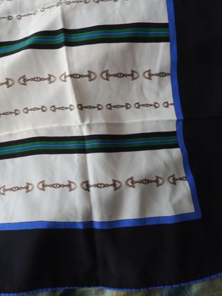 Foulard vintage Crepe di Chiné Seta