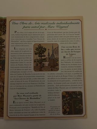 Tapiz hecho a mano : La caza Real