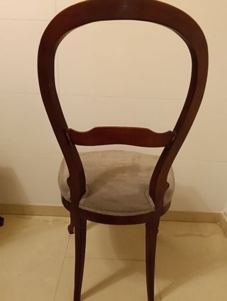 2 sillas antiguas estilo isabelino