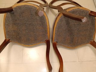 2 sillas antiguas estilo isabelino