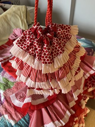 Traje de flamenca rojo