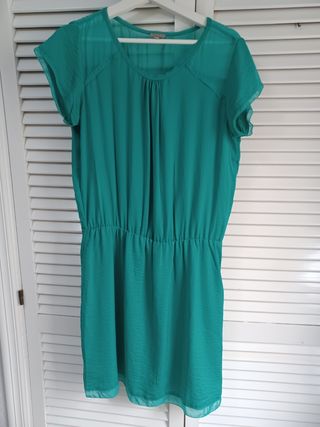 Vestido ceremonia verde vestir