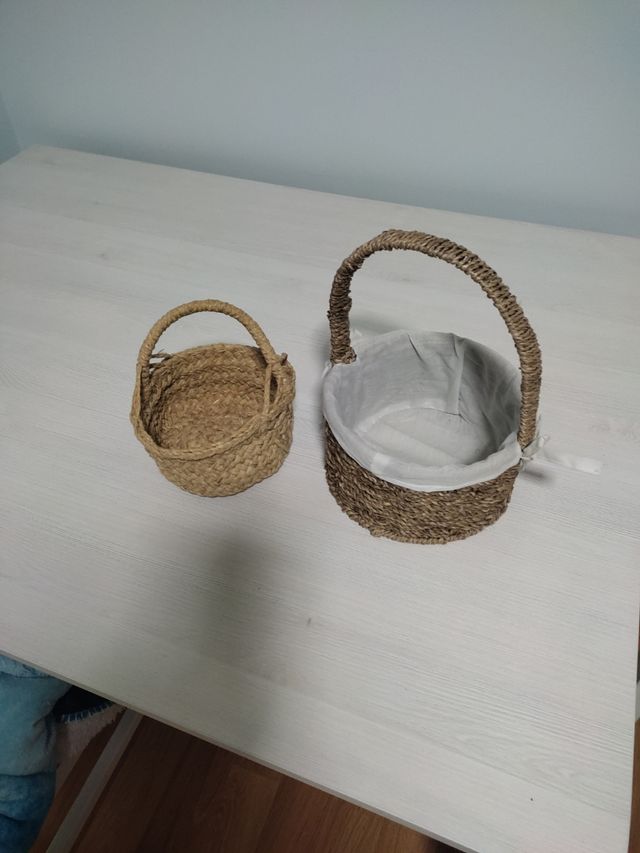Cestos de mimbre