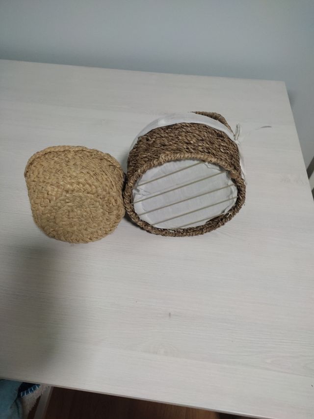 Cestos de mimbre