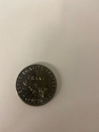 Monedas Francos Franceses. Lote 6 monedas