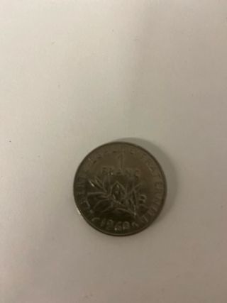 Monedas Francos Franceses. Lote 6 monedas