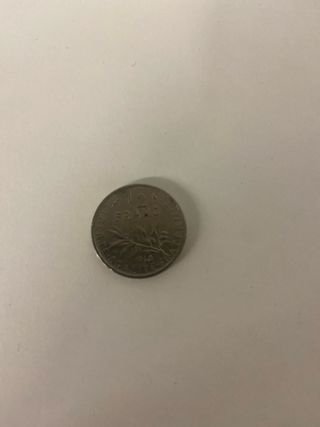 Monedas Francos Franceses. Lote 6 monedas