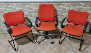 Juego de sillas de oficina o escritorio