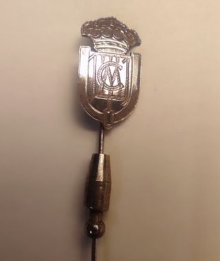 Alfiler corbata de plata 