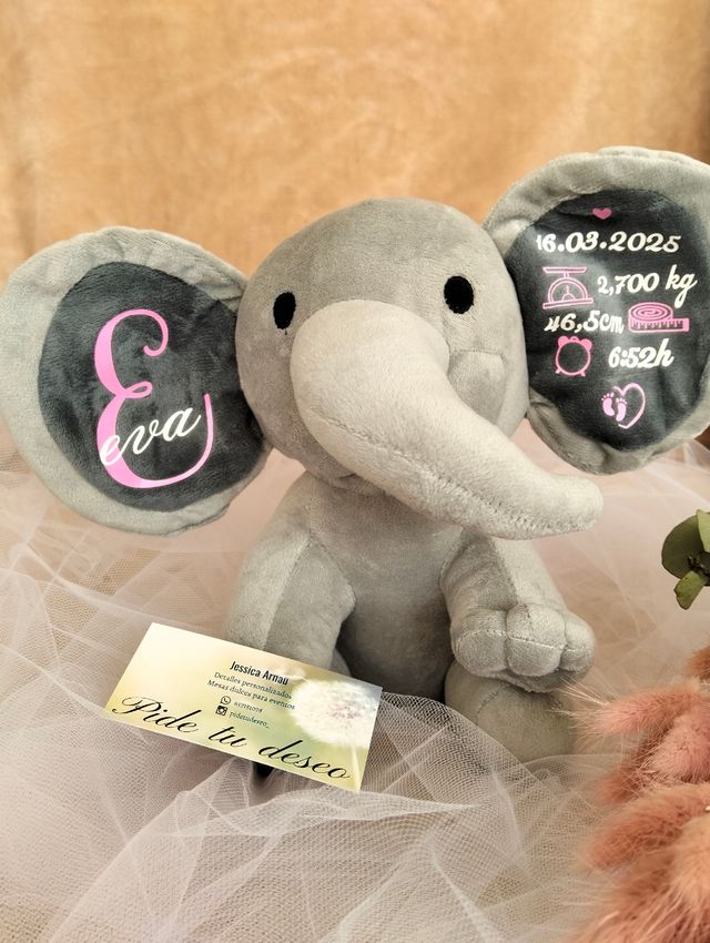 Peluche elefante natalicio