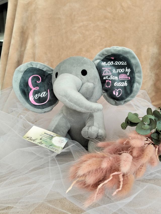 Peluche elefante natalicio