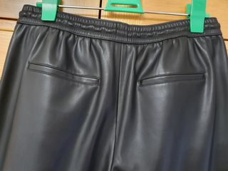 Pantalon ancho piel