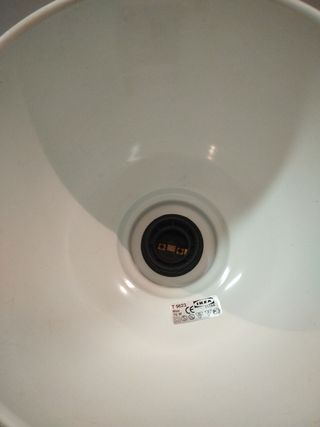 Lampara techo plata