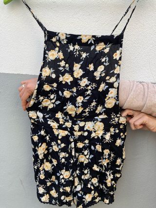 Peto negro flores Stadivarius