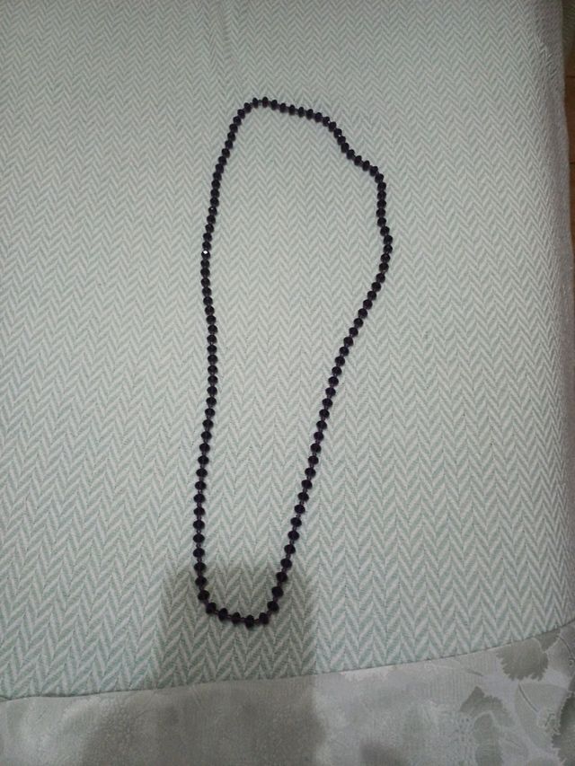 Collana in cristalli bordeaux