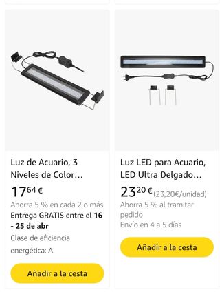 Accesorios para acuario